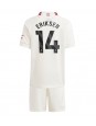 Otroški Nogometna dresi replika Manchester United Christian Eriksen #14 Tretji 2023-24 Kratek rokav (+ hlače)